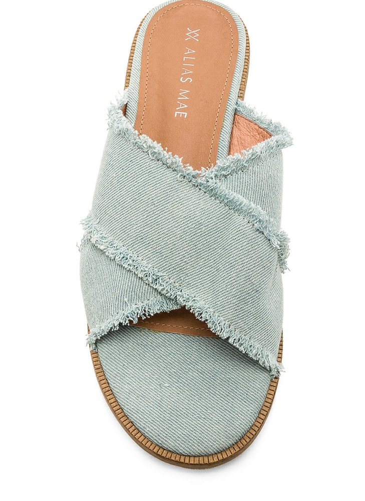 Revolve Alias Mae Denim Flats